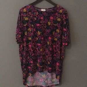 Lularoe XS Simply Comfortable Magenta Floral Irma